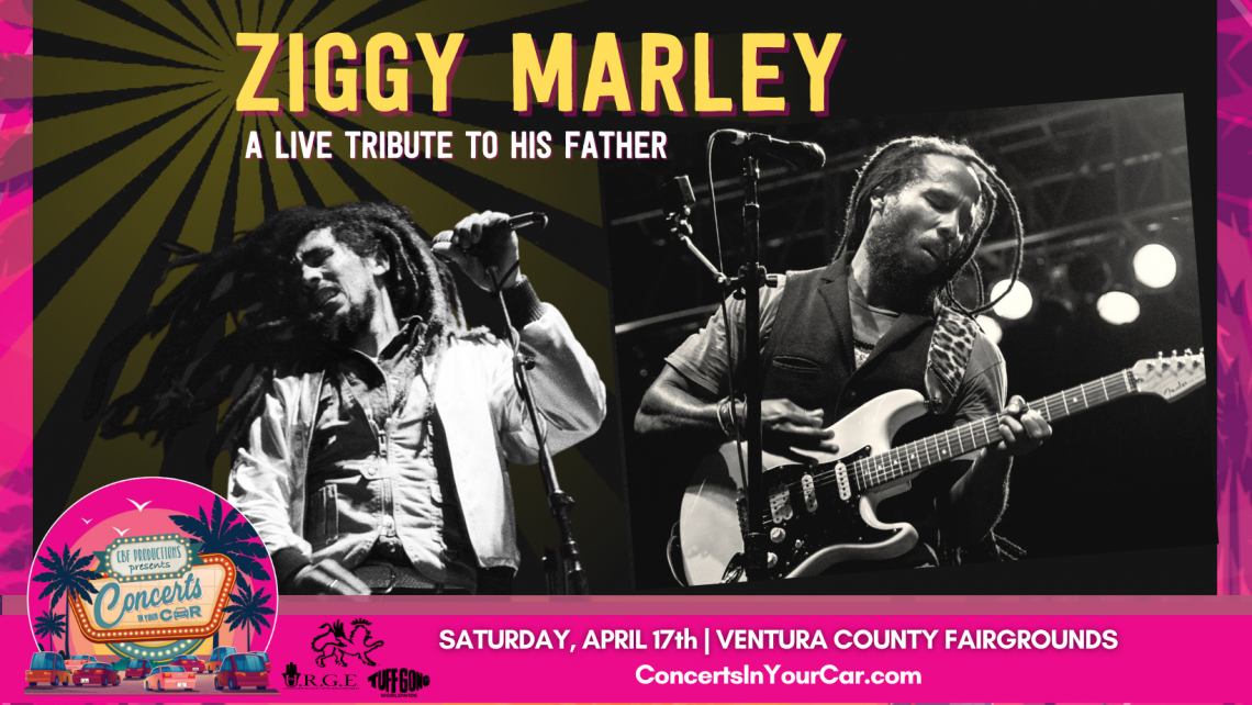 Ziggy Marley to Perform Two DriveIn Bob Marley Tribute Concerts